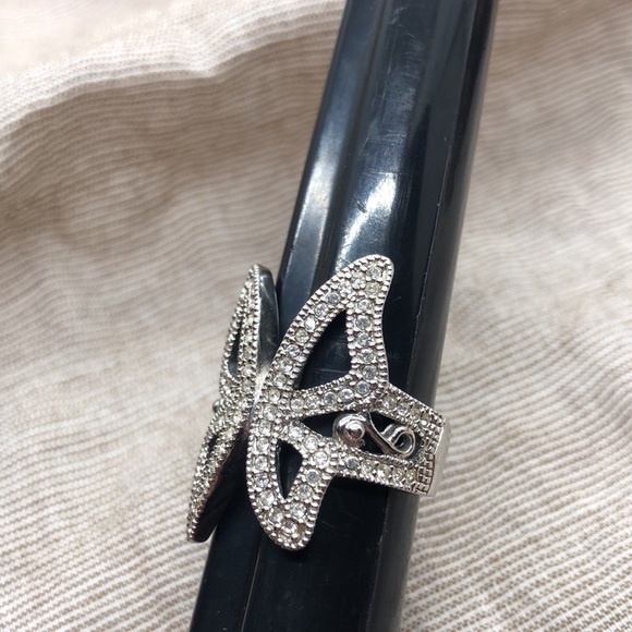 Y2K Butterfly Rhinestone Ring - Picture 10 of 10